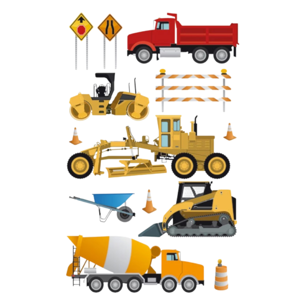 Αυτοκόλλητα BSB Απλά TRUCKS (3 φύλλα)