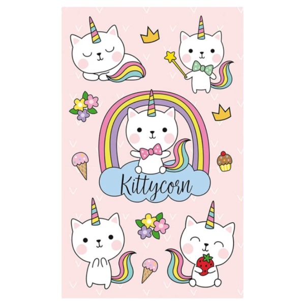 Αυτοκόλλητα BSB Απλά KITTYCORN (3 φύλλα)