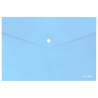 Φάκελος Διαφανής PP ECONOMIX Κουμπί 24x33 PASTEL BLUE