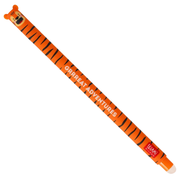Στυλό Gel με Γόμα LEGAMI Erasable TIGER ΠΟΡΤΟΚΑΛΙ Μελάνι 0.7mm