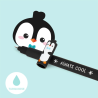 Στυλό Gel με Γόμα LEGAMI Erasable PENGUIN ΤΥΡΚΟΥΑΖ Μελάνι 0.7mm