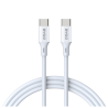 Καλώδιο Bwood USB C/USB C X-282C-C WHITE (fast charger 60w)