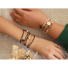 Κιτ για Δημιουργία Κοσμημάτων Mon bracelet perlé multirang - BLANC