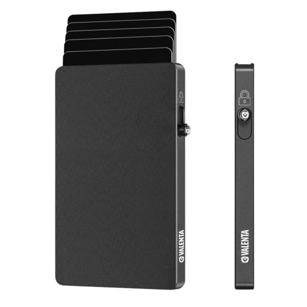 Πορτοφόλι Cardprotector VALENTA Aluminium MAGSAFE GRAPHITE GREY