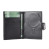 Πορτοφόλι Card Wallet Leer VALENTA MAGSAFE LUXE BLACK