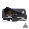 Πορτοφόλι Card Wallet Leer VALENTA MAGSAFE LUXE NAVY