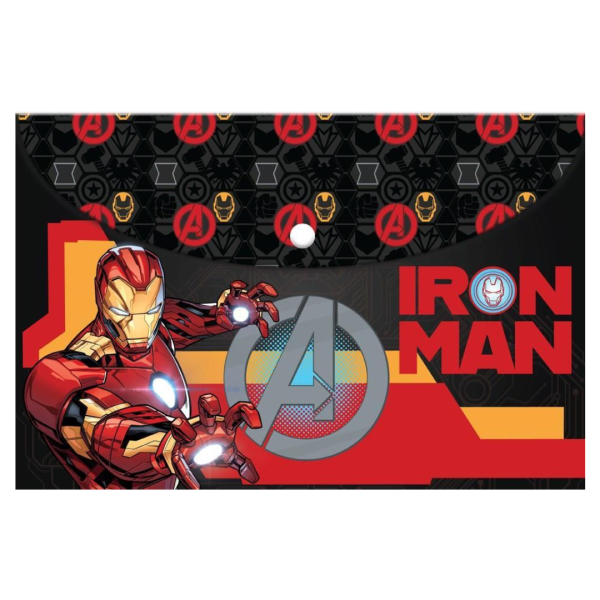 Φάκελος με Κουμπί Α4 IRON MAN