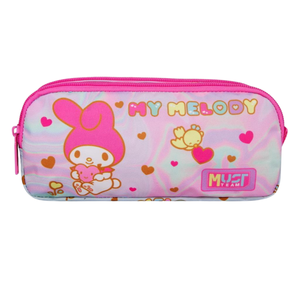 Σχολική Κασετίνα Βαρελάκι MY MELODY Light Blue Must Team 2 Θήκες