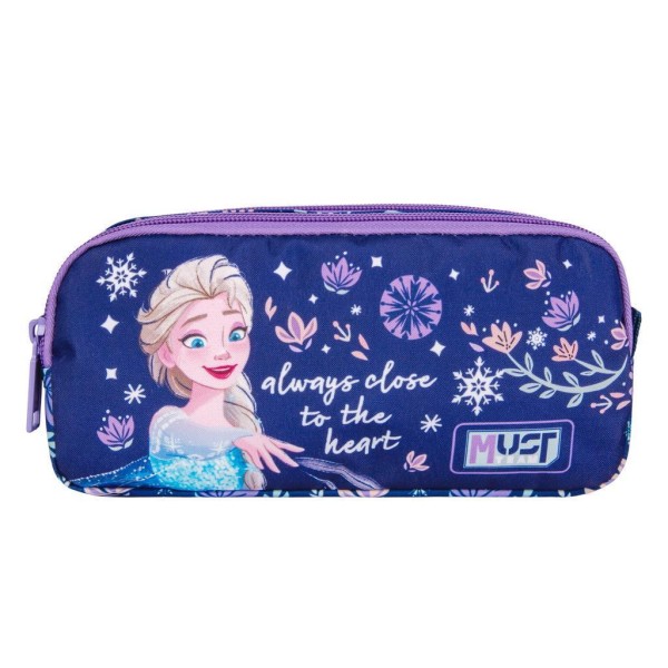 Σχολική Κασετίνα Βαρελάκι Disney FROZEN Always Close To The Heart Must Team 2 Θήκες
