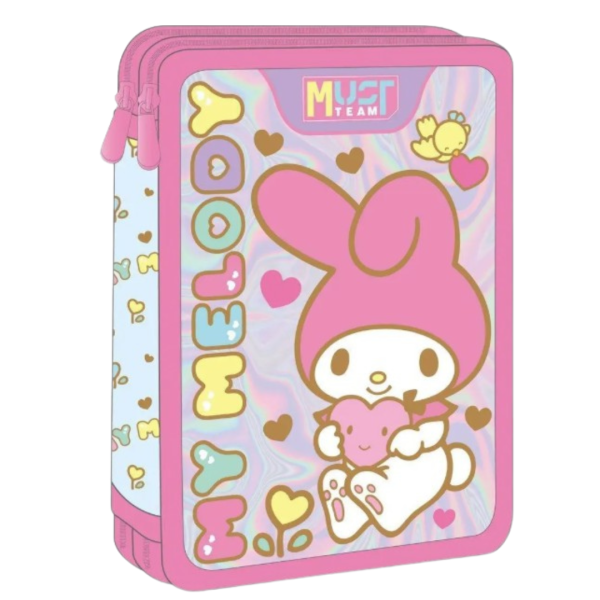 Σχολική Κασετίνα Διπλή Γεμάτη Must Team MY MELODY