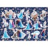 Μπλοκ Ζωγραφικής FROZEN 23x33 40φυλ με Αυτοκόλλητα -Στένσιλ - 2σελ Χρωματισμού