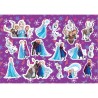 Μπλοκ Ζωγραφικής FROZEN 23x33 40φυλ με Αυτοκόλλητα -Στένσιλ - 2σελ Χρωματισμού