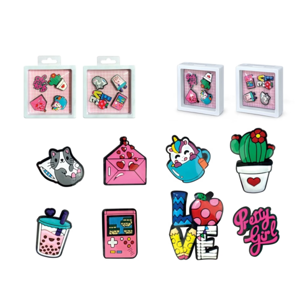 Σετ JOY PINS LEBEZ 4τμχ Ασορτί