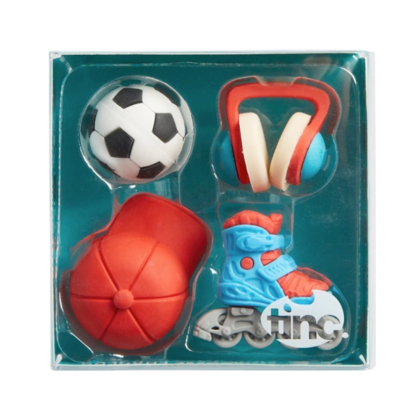 Γόμες Αρωματικές TINC SPORT COLLECTION BOYS σε κουτί Σετ 4τμχ