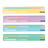Χάρακας ARDA KEEP COLOUR PASTEL 16εκ