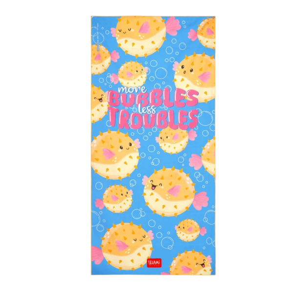 Πετσέτα Θαλάσσης LEGAMI HAPPY PUFFERFISH 85x180cm