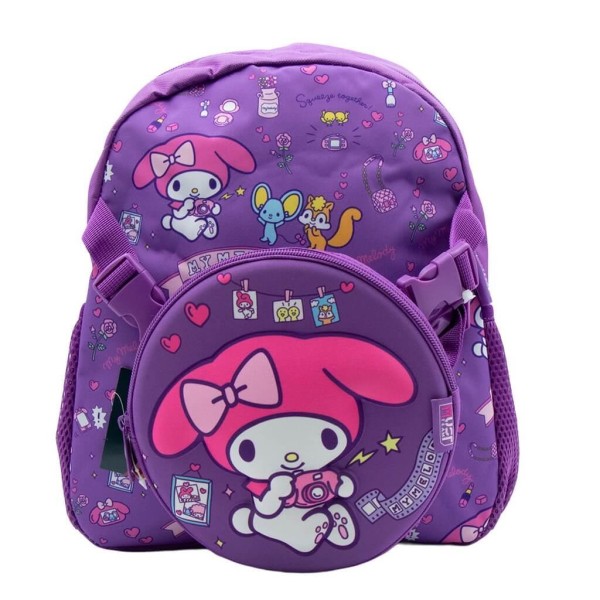 Τσάντα Πλάτης Νηπίου MY MELODY Must Team 1 Θήκη με Αποσπώμενο Τσαντάκι Μέσης - Ώμου