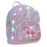 Παιδική Τσάντα πλάτης UNICORN με glitter και LED
