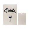 Μεταλλική Πινακίδα SMILE THERE'S WINE ca. 20x30 cm
