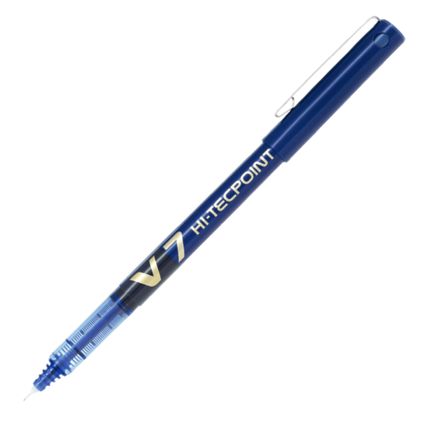 Στυλό Υγρής Μελάνης PILOT V7 HI-TECPOINT 0.7mm ΜΠΛΕ