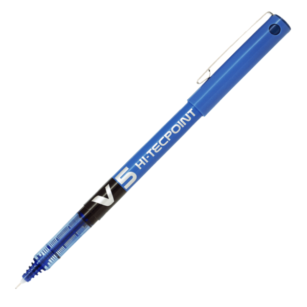 Στυλό Υγρής Μελάνης PILOT V5 HI-TECPOINT 0.5mm ΜΠΛΕ