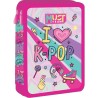 Σχολική Κασετίνα Διπλή Γεμάτη Must Team I Love K-POP