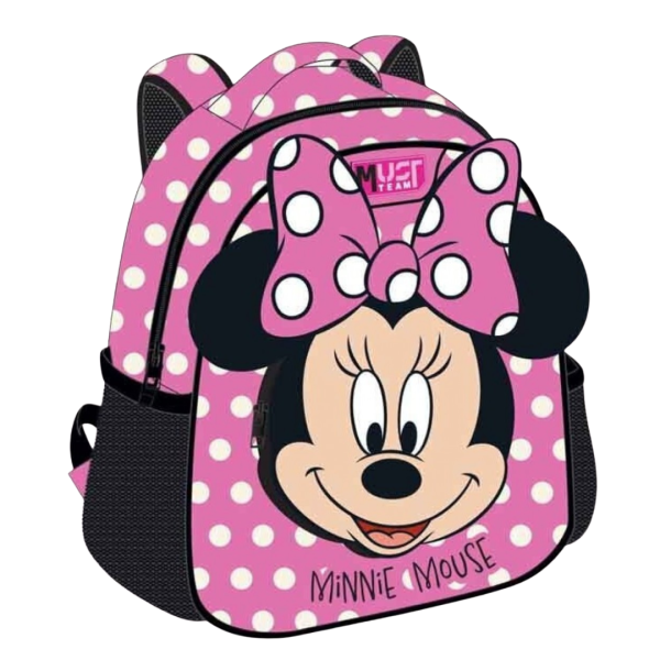 Τσάντα Πλάτης Νηπίου Must Team Disney Minnie με 2 Θήκες