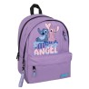 Σχολική Τσάντα Πλάτης Δημοτικού Disney STITCH & ANGEL Must Team Μωβ Ανοιχτό με Γαλάζιο 2 Κεντρικές Θήκες