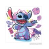 Σχολική Τσάντα Πλάτης Δημοτικού Disney STITCH & ANGEL Must Team Λαχανί Fluo rPET 1 Κεντρική Θήκη