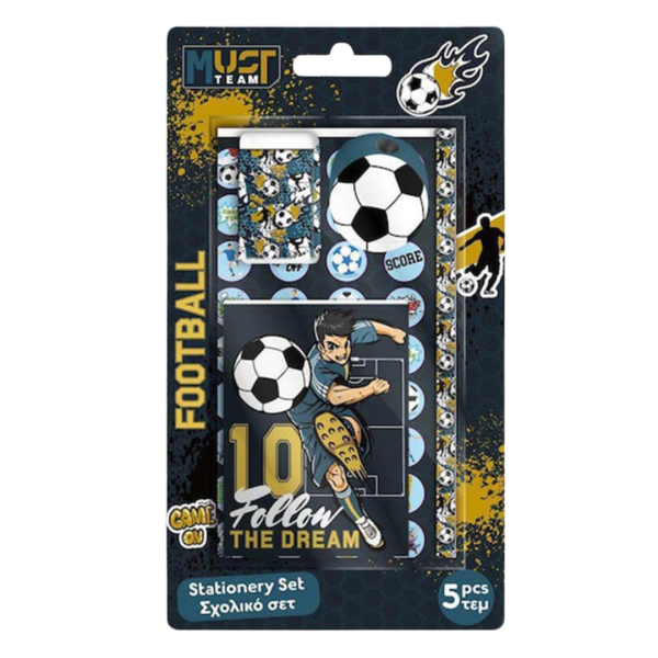 Σχολικό Σετ FOOTBALL 5τμχ