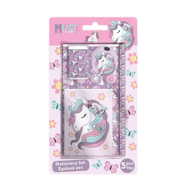 Σχολικό Σετ LOVELY UNICORN 5τμχ