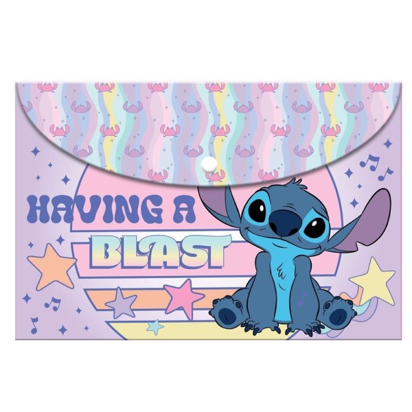 Φάκελος Κουμπί Α4 Disney STITCH