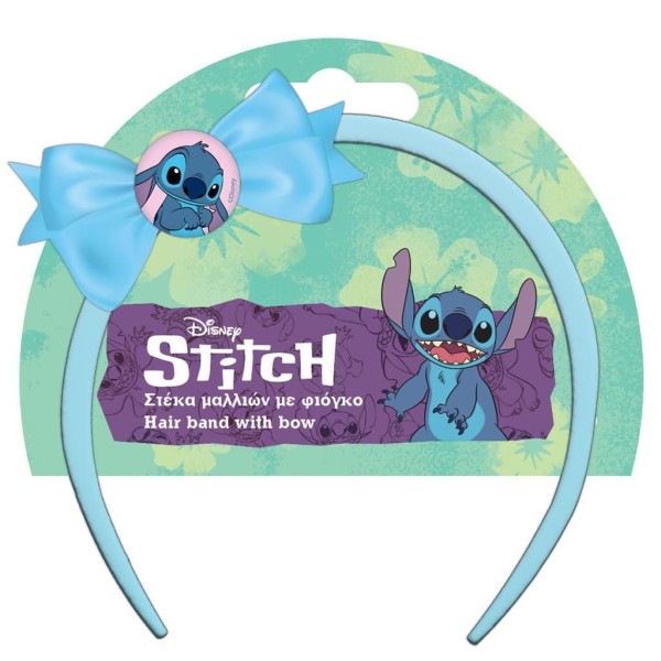 Στέκα Μαλλιών με Φιόγκο LILO & STITCH