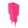 Φορτιστής Ταξιδίου SETTY USB OUTPUT 2400mA PINK LSIM-A-123