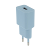 Φορτιστής Ταξιδίου SETTY USB OUTPUT 2400mA BLUE LSIM-A-123