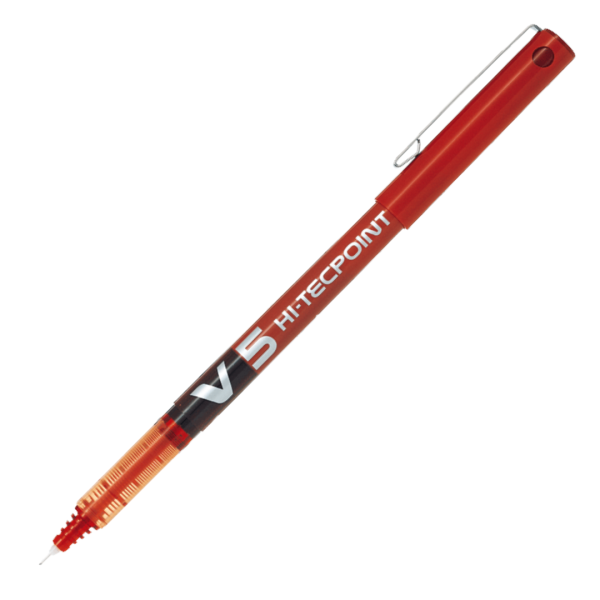 Στυλό Υγρής Μελάνης PILOT V5 HI-TECPOINT 0.5mm ΚΟΚΚΙΝΟ