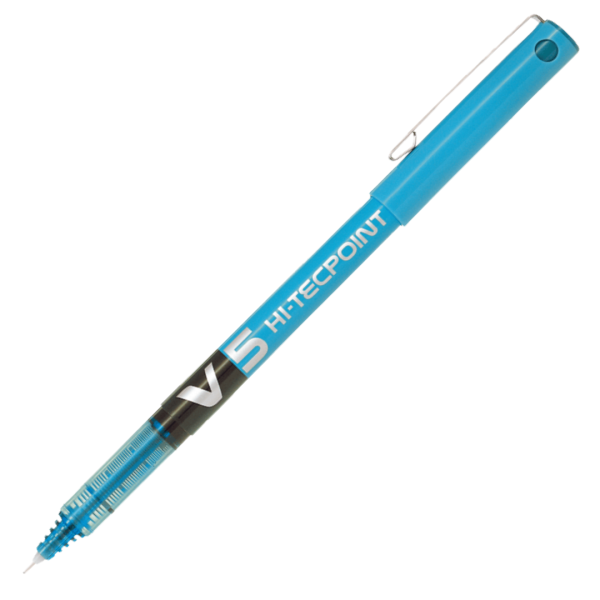 Στυλό Υγρής Μελάνης PILOT V5 HI-TECPOINT 0.5mm ΣΙΕΛ