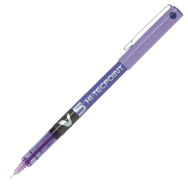 Στυλό Υγρής Μελάνης PILOT V5 HI-TECPOINT 0.5mm ΜΩΒ