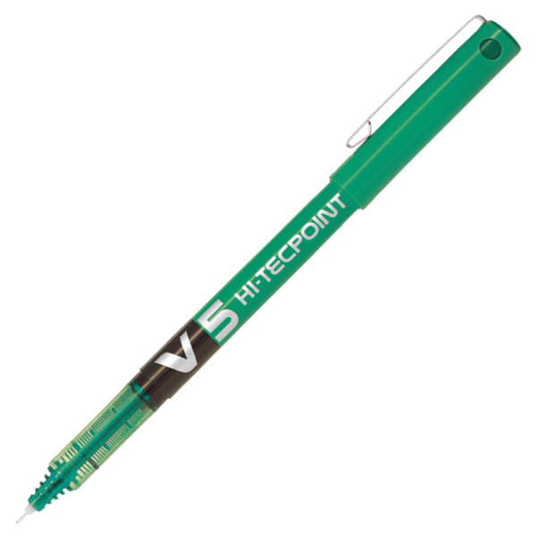 Στυλό Υγρής Μελάνης PILOT V5 HI-TECPOINT 0.5mm ΠΡΑΣΙΝΟ