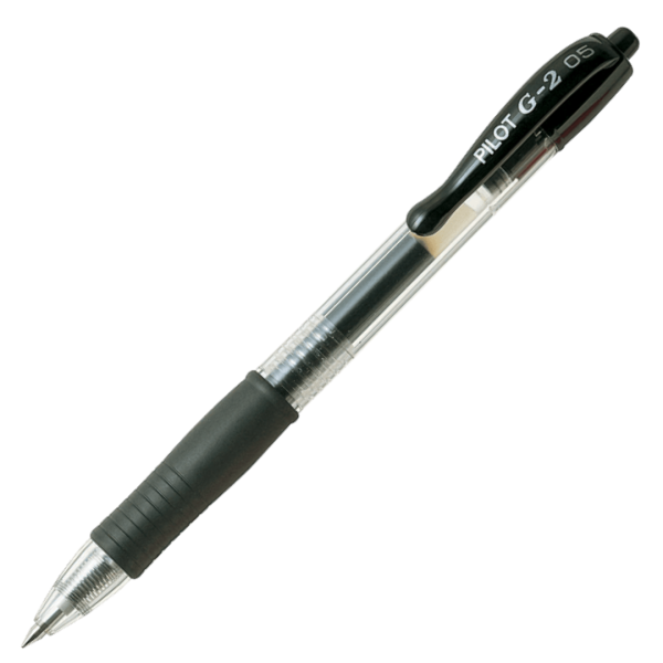 Στυλό Gel PILOT G-2 0.5mm ΜΑΥΡΟ