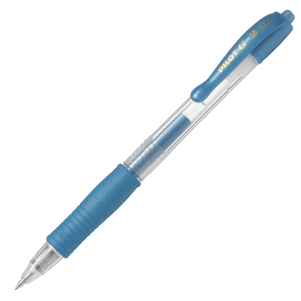 Στυλό PILOT G-2 0.7mm ΜΠΛΕ ΜΕΤΑΛΛΙΚΟ