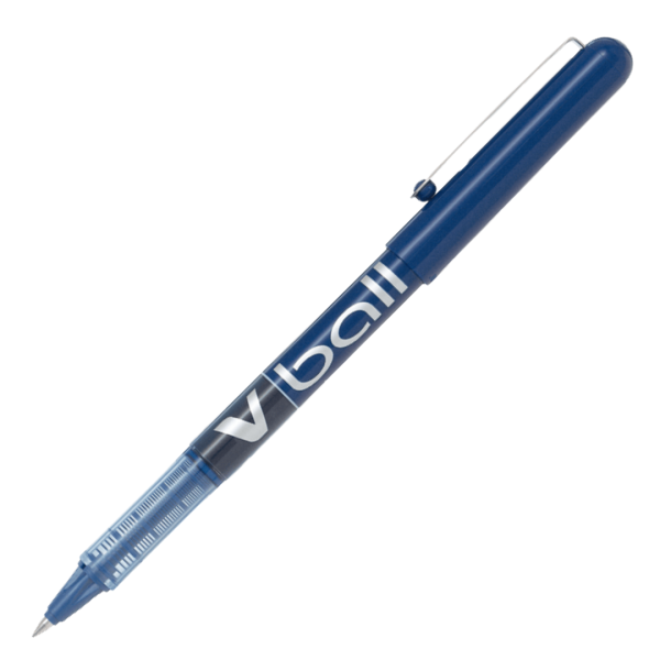 Στυλό PILOT Υγρής Μελάνης V-BALL 0.5mm FINE ΜΠΛΕ