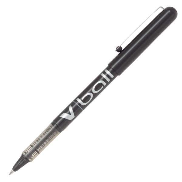 Στυλό PILOT Υγρής Μελάνης V-BALL 0.5mm FINE ΜΑΥΡΟ