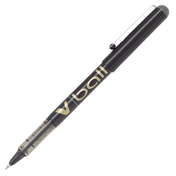 Στυλό PILOT Υγρής Μελάνης V-BALL 0.7mm MEDIUM ΜΑΥΡΟ