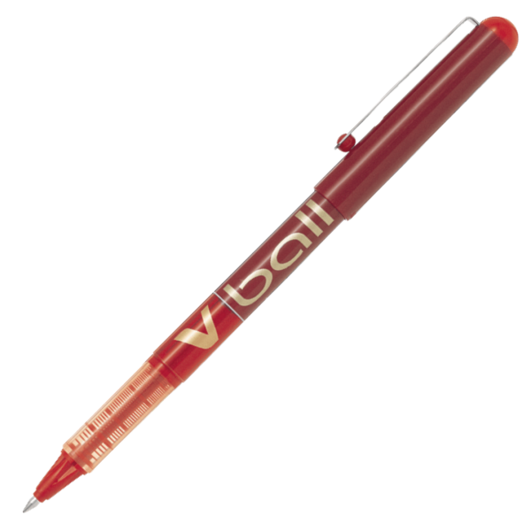 Στυλό PILOT Υγρής Μελάνης V-BALL 0.7mm MEDIUM ΚΟΚΚΙΝΟ
