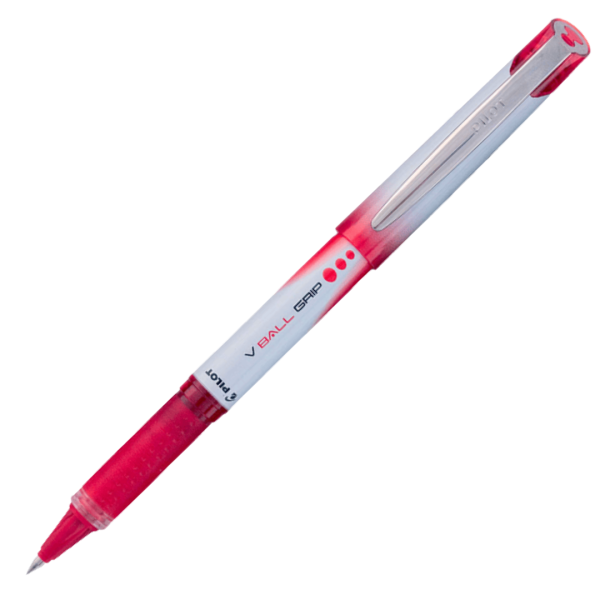Στυλό PILOT Υγρής Μελάνης V-BALL GRIP 0.7mm ΚΟΚΚΙΝΟ