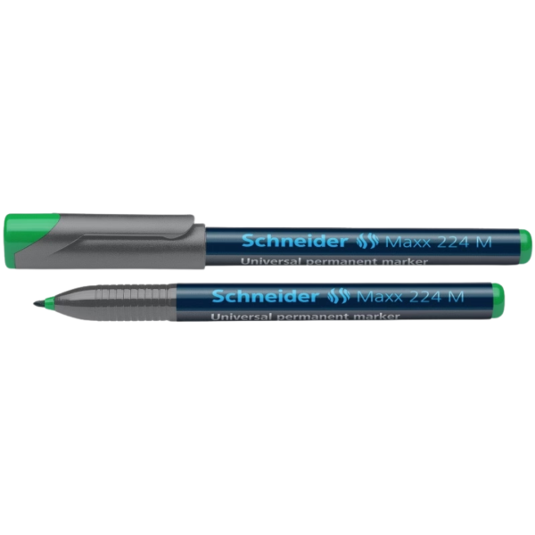Μαρκαδόρος διαφανειών Schneider 1.0mm M Maxx 224 Permanent ΠΡΑΣΙΝΟ