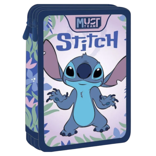 Σχολική Κασετίνα Διπλή Γεμάτη Must Team LILO & STITCH
