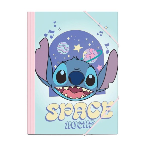 Φάκελος με Λάστιχο Χάρτινος 25x35 Must Team LILO & STITCH