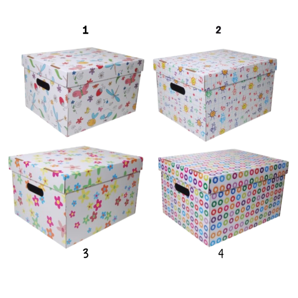 Κουτί Αποθήκευσης με ΣΧΕΔΙΑ Α4 19x30x25,5εκ